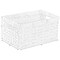 Vintiquewise Storage Bin Basket, Brown, Water Hyacinth, 7.5 in L x 12 in W x 6 in H QI003544.S - alternate 2